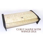Curly maple jewelry box