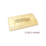 Curly maple jewelry box